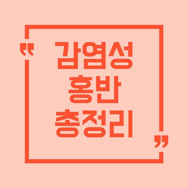 감염성 홍반 총정리