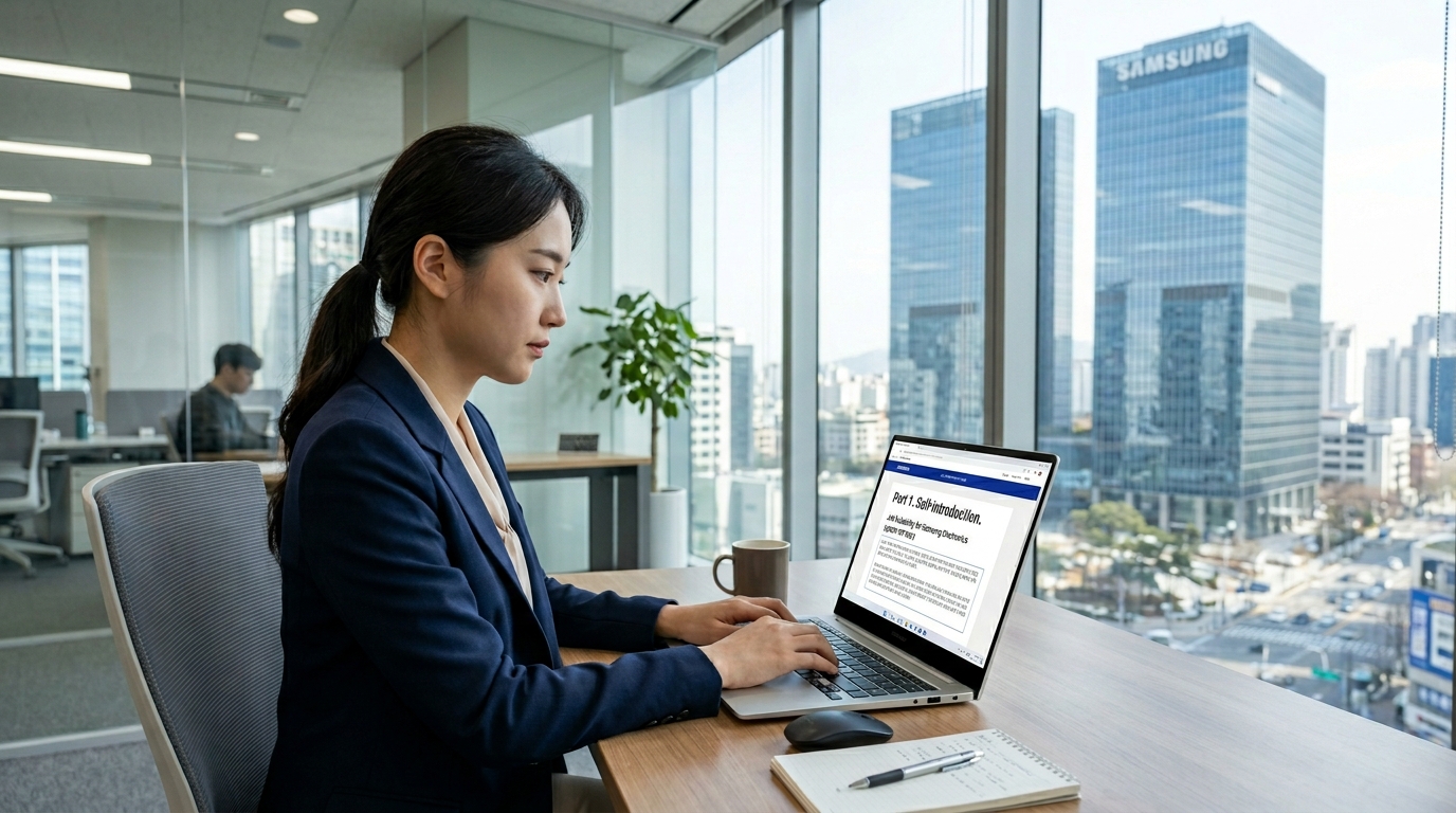 삼성전자 합격을 위한 직무 중심 자기소개서 작성법 및 문항 분석 가이드