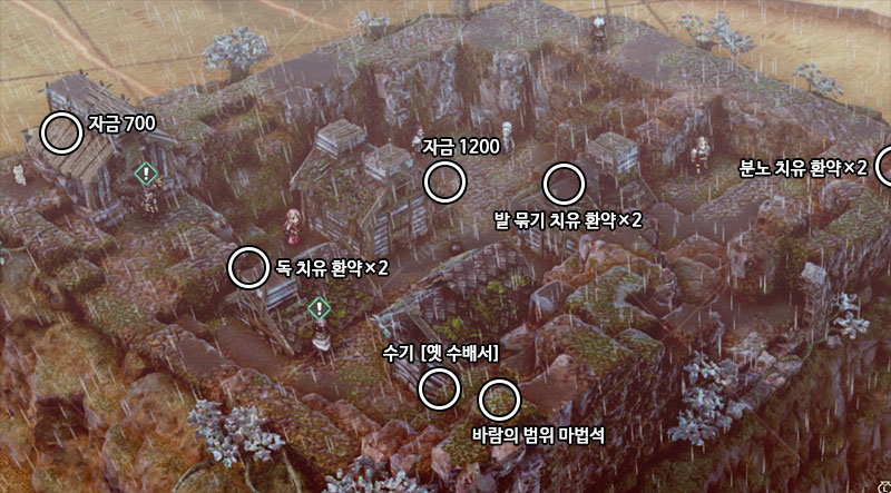 9화 폐허 마을 지도 이미지