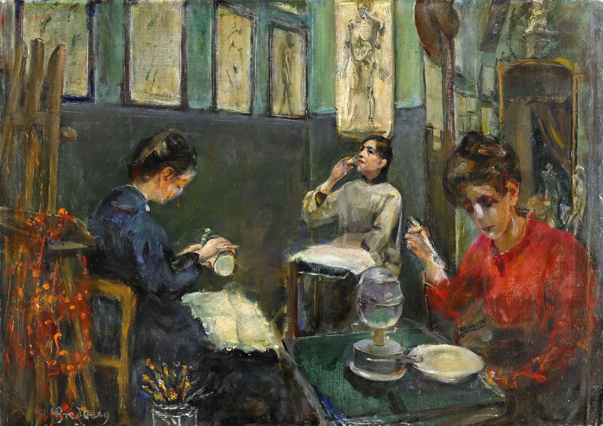 칼슨-브레드버그(Wilhelmina Carlson-Bredberg), 스웨덴, 화가, 1857-1943