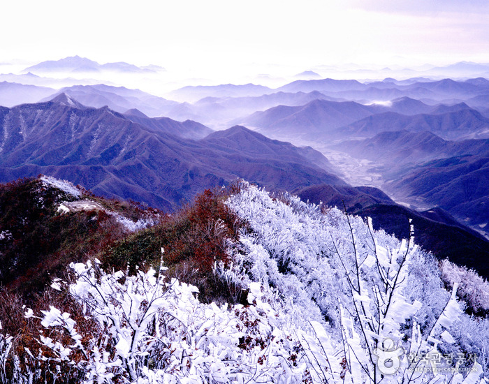 운장산 등산지도