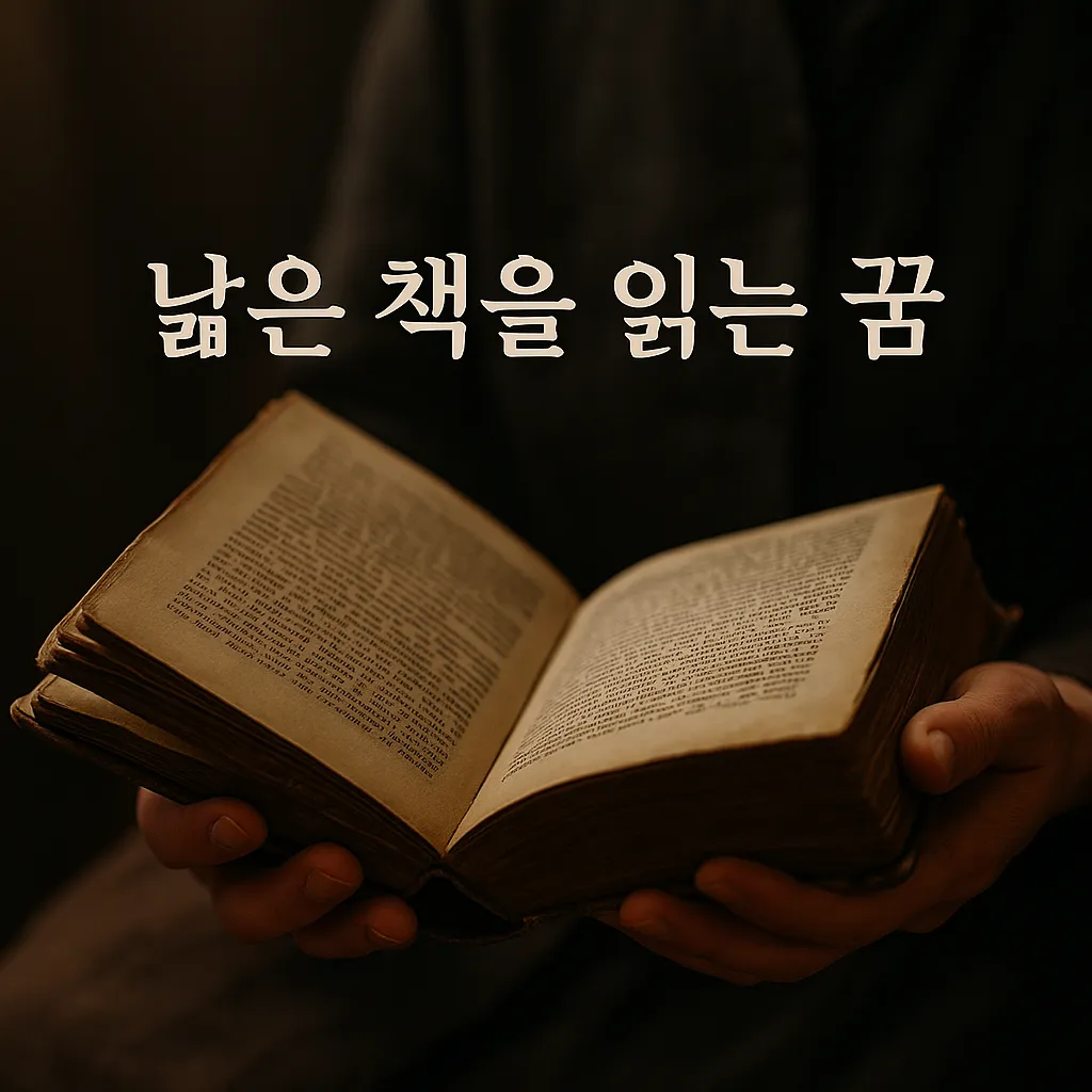 낡은 책을 읽는 꿈