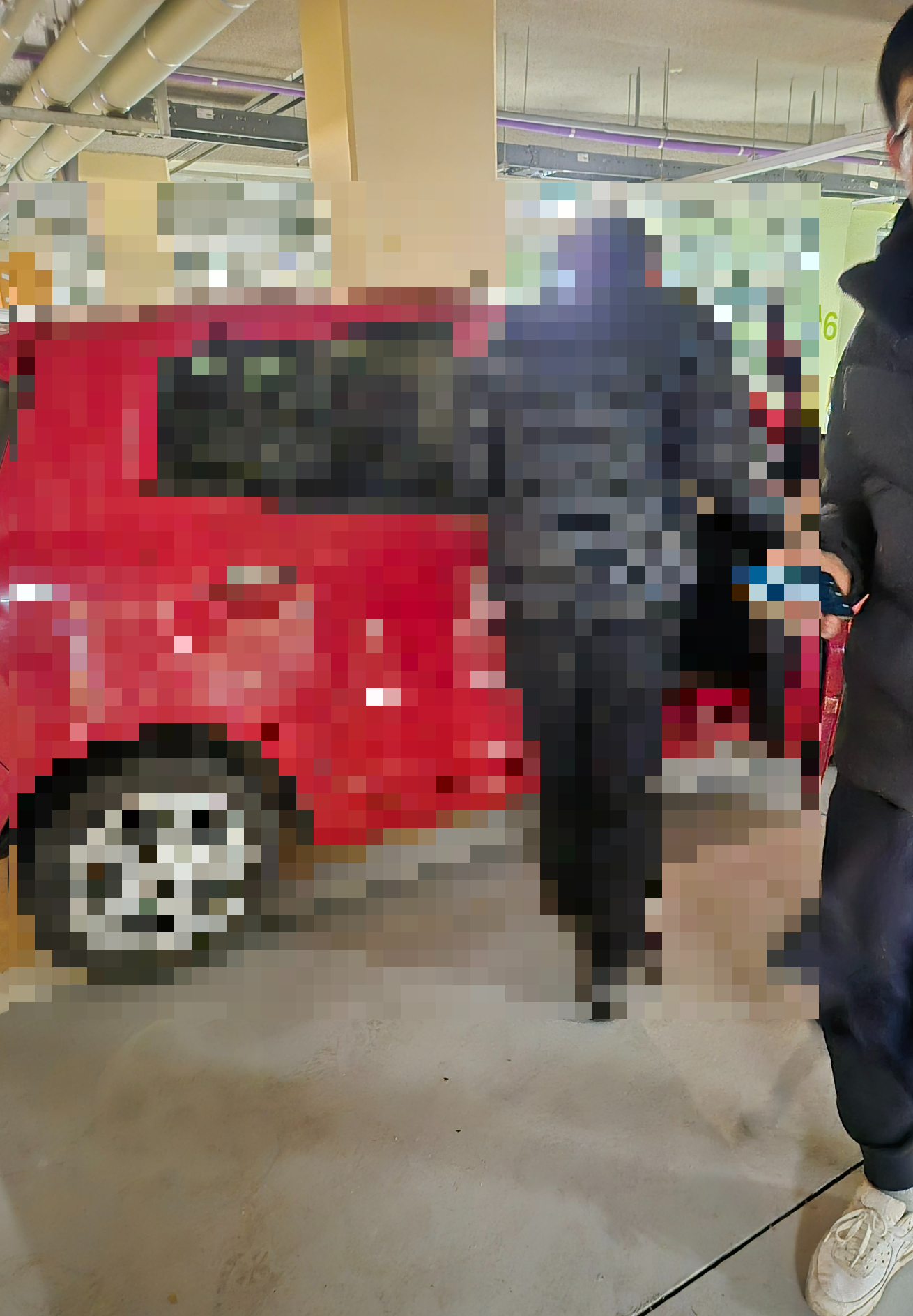 탁송기사가 차 가져가기