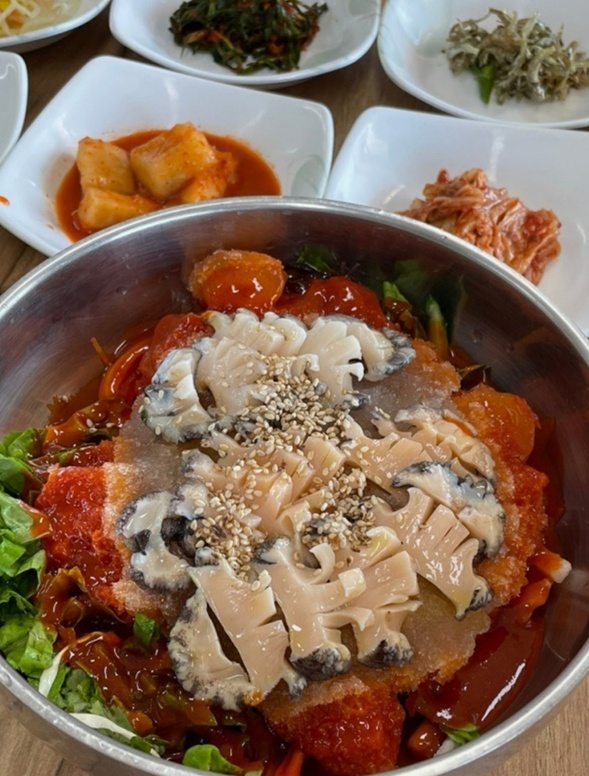 동네한바퀴-진도-초평항-전복물회