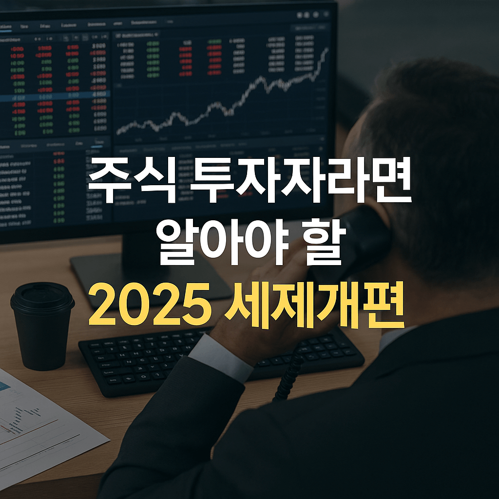 주식 투자자 2025 세제개편안