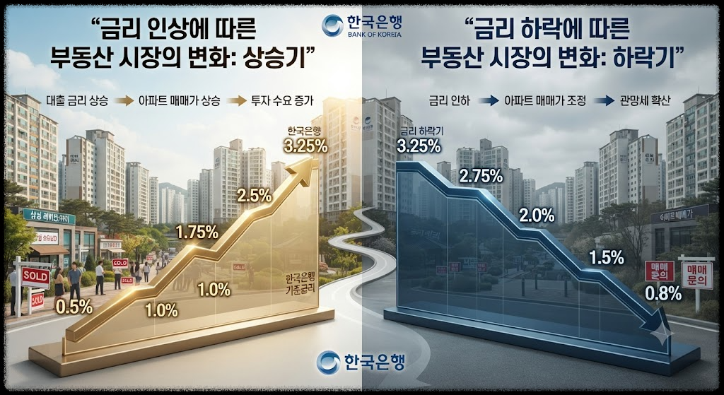 금리와 부동산 가격의 관계 : 왜 금리가 오르면 집값이 흔들릴까?