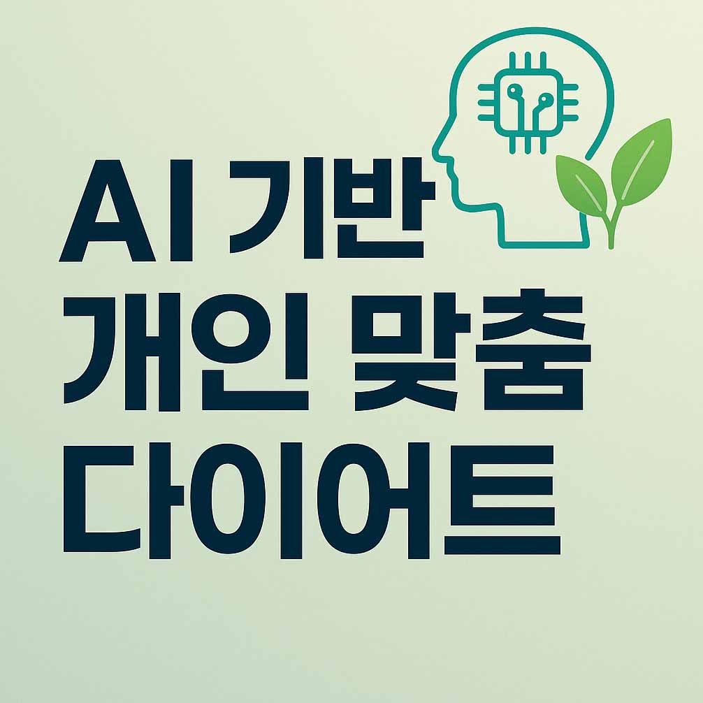 AI 기반 개인 맞춤 다이어트