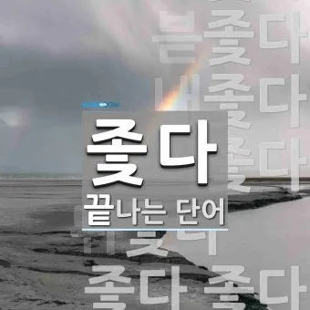 좇다 쫓다 맞춤법 맞는 표현 예문_28