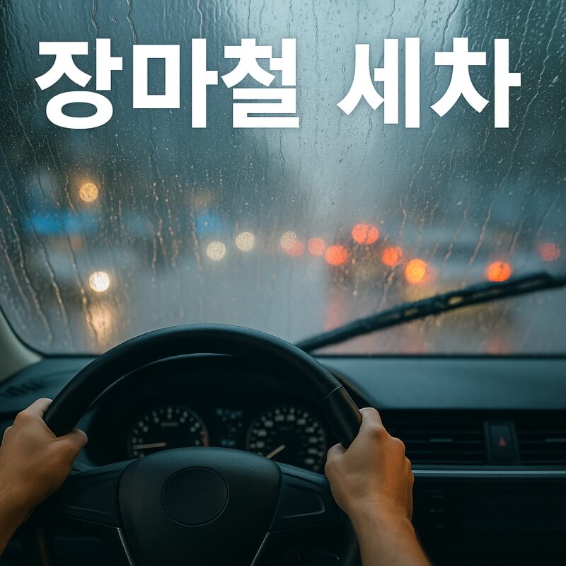 장마철 세차 필요성과 방법 및 주의사항 관련사진