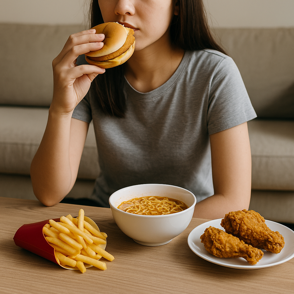 혈관 건강을 위한 루틴 기름지고 짠 음식