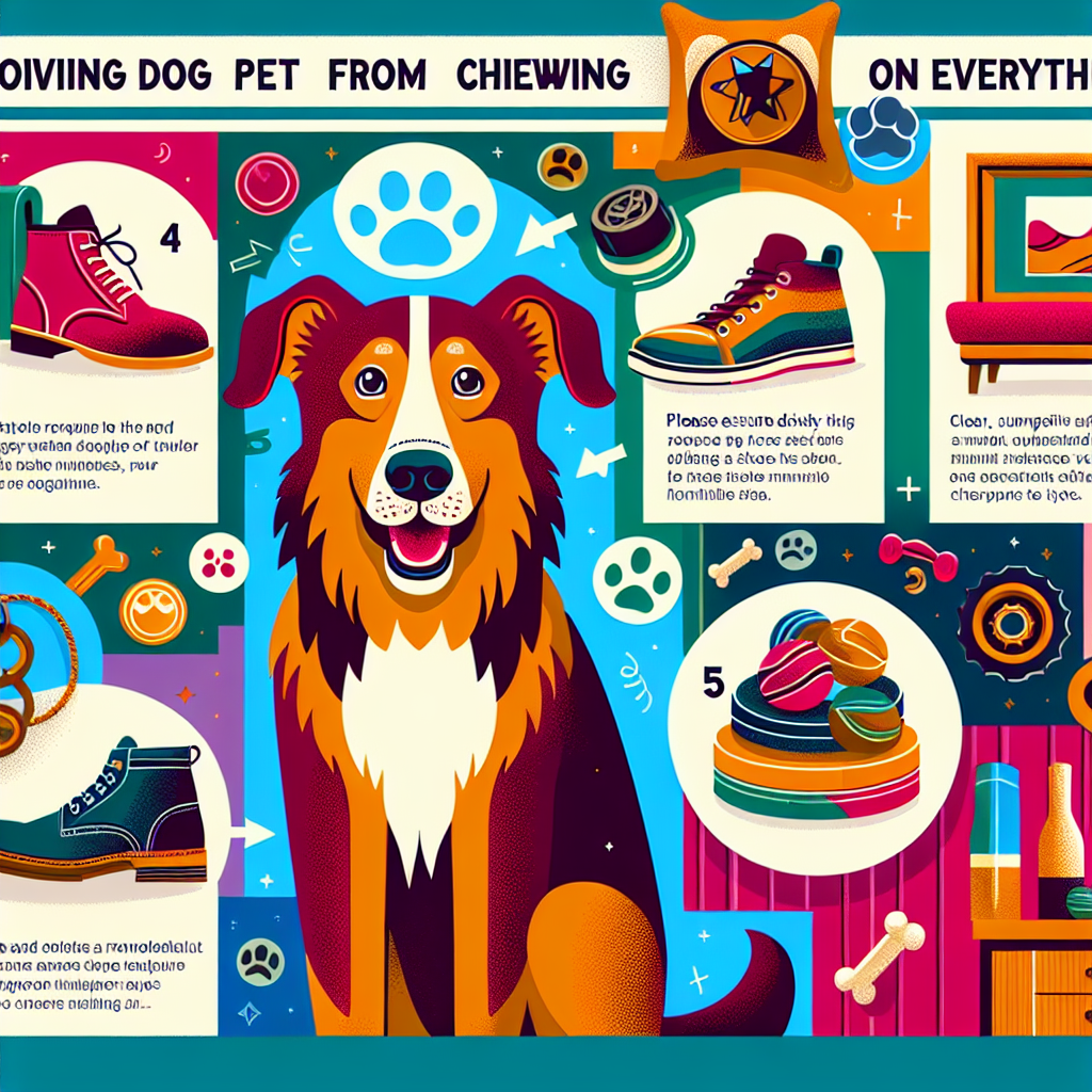 애완견이 모든 것을 씹는 것을 막는 5가지 방법: 전문가 팁