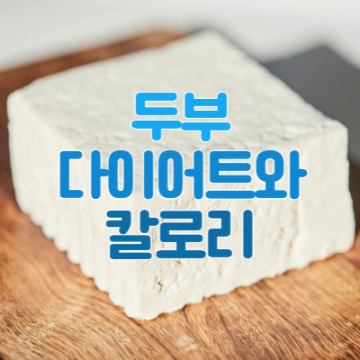 두부 다이어트와 칼로리
