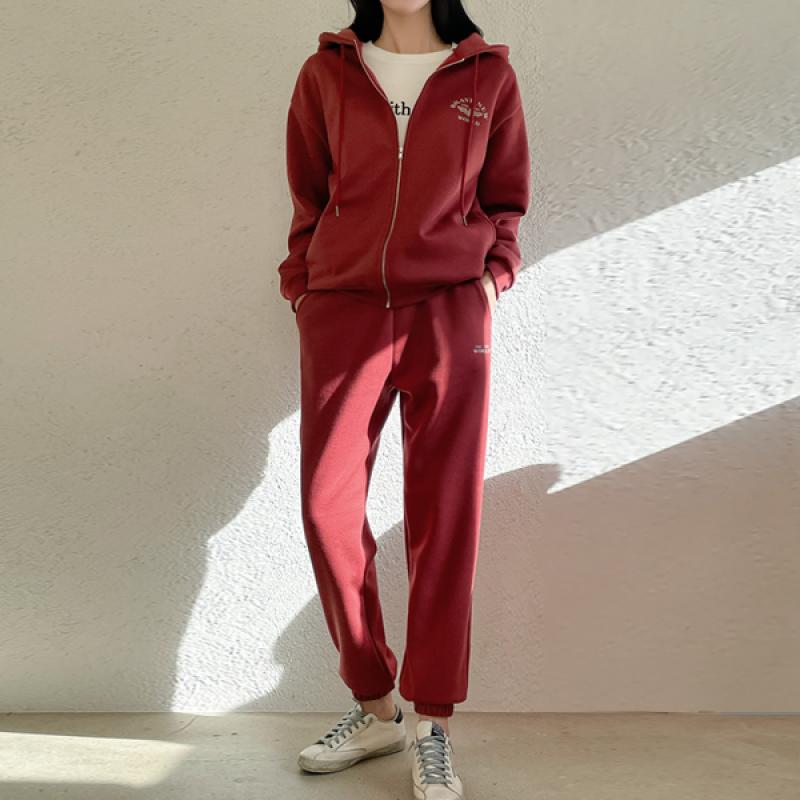 핑크시슬리 SET 이글빈티지 기모 후드집업 트레이닝세트