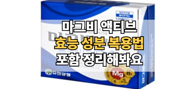 마그비-액티브-효능-성분-복용법