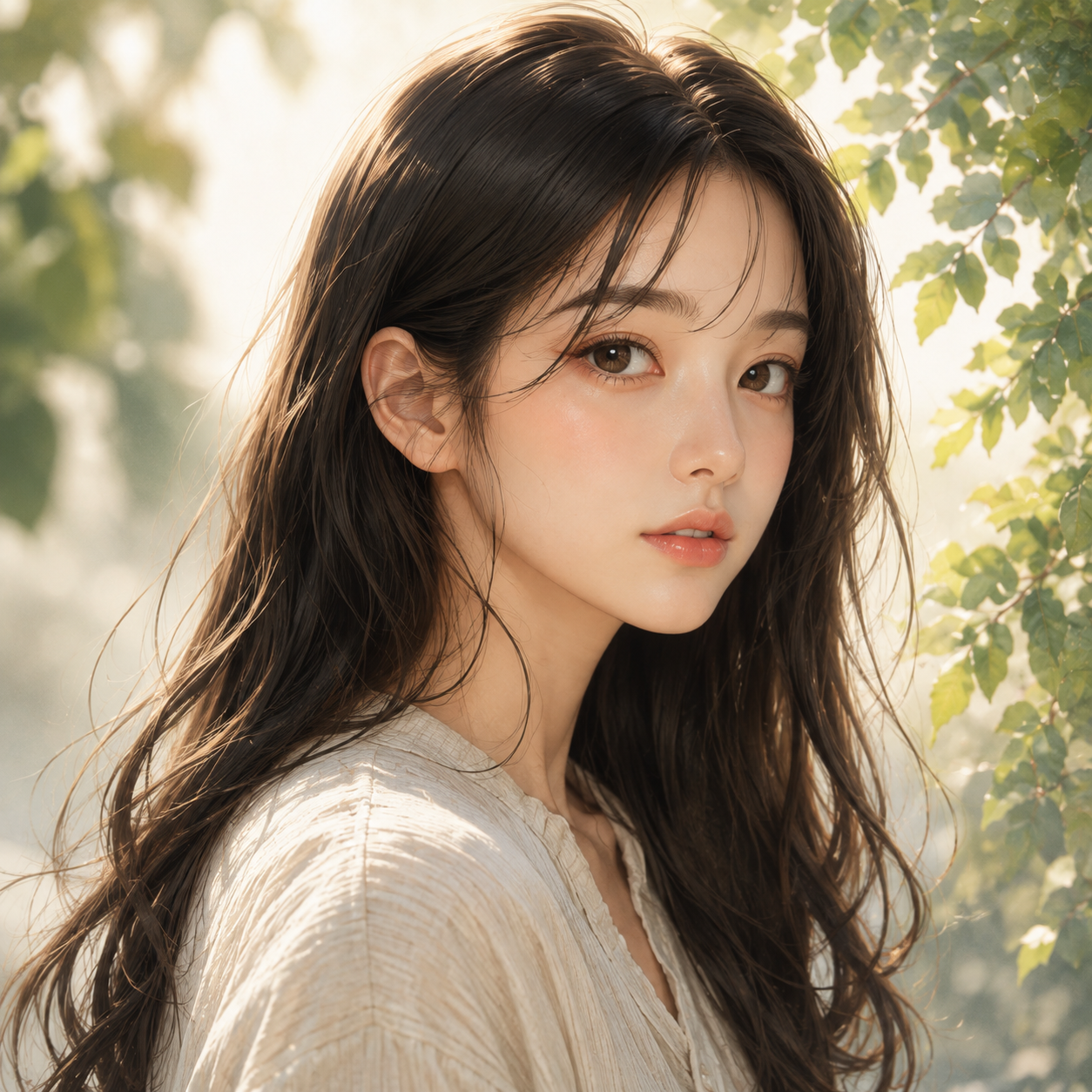 드로잉 스타일 세미리얼 반실사풍