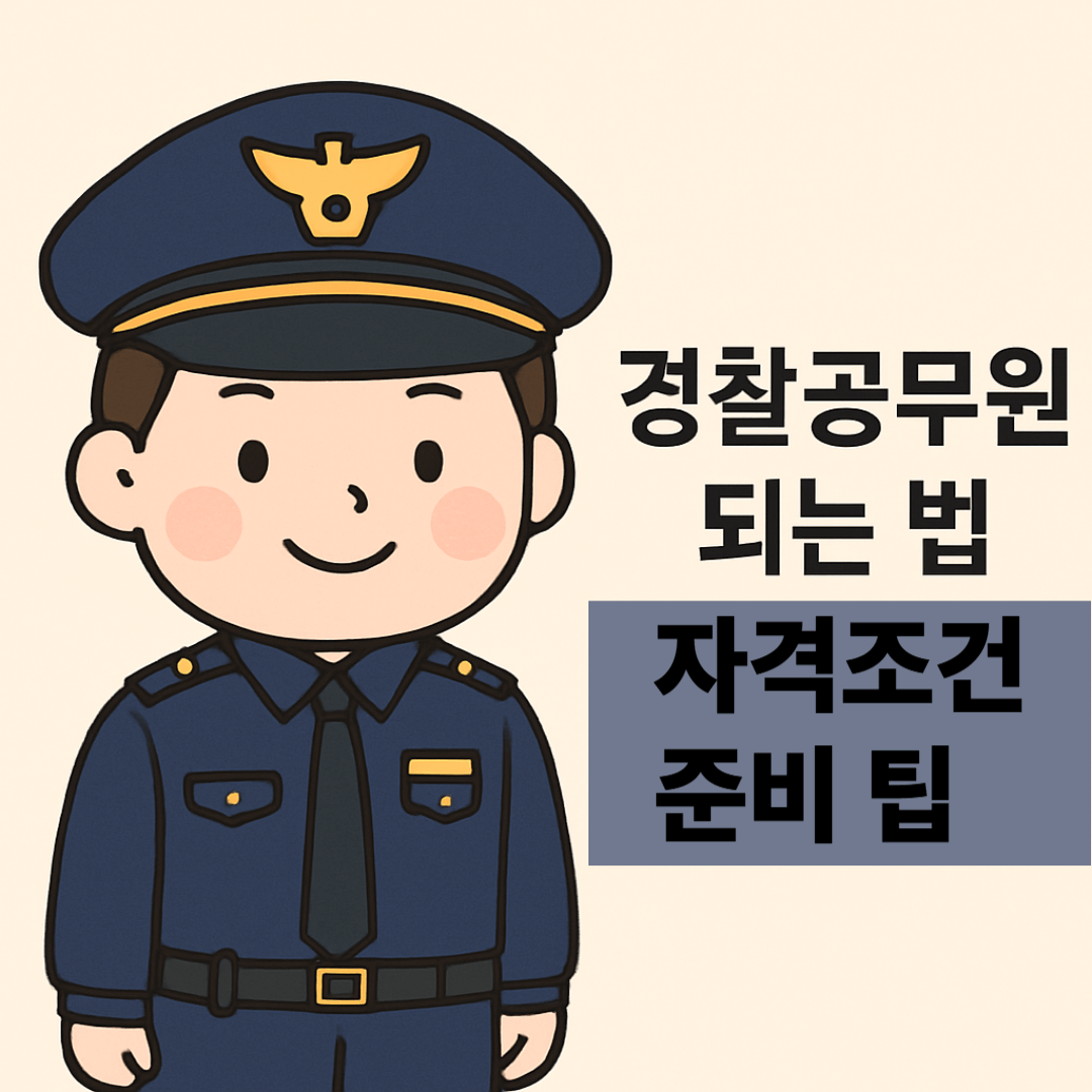 경찰공무원 되는 법! 준비부터 시험까지 한눈에 정리
