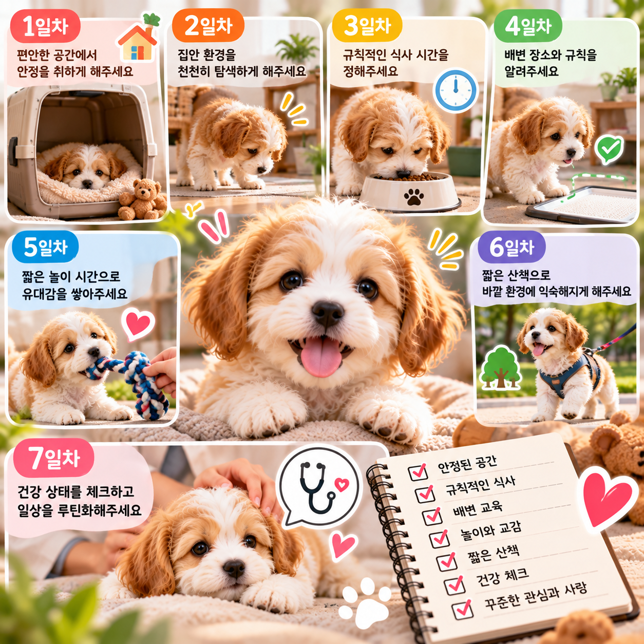 새집에 온 강아지 적응시키는 방법