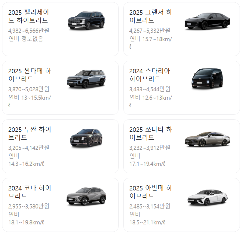 하이브리드 차량