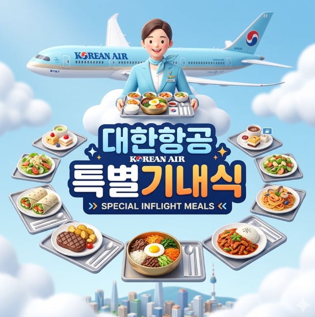 대한항공 특별기내식 종류 신청방법