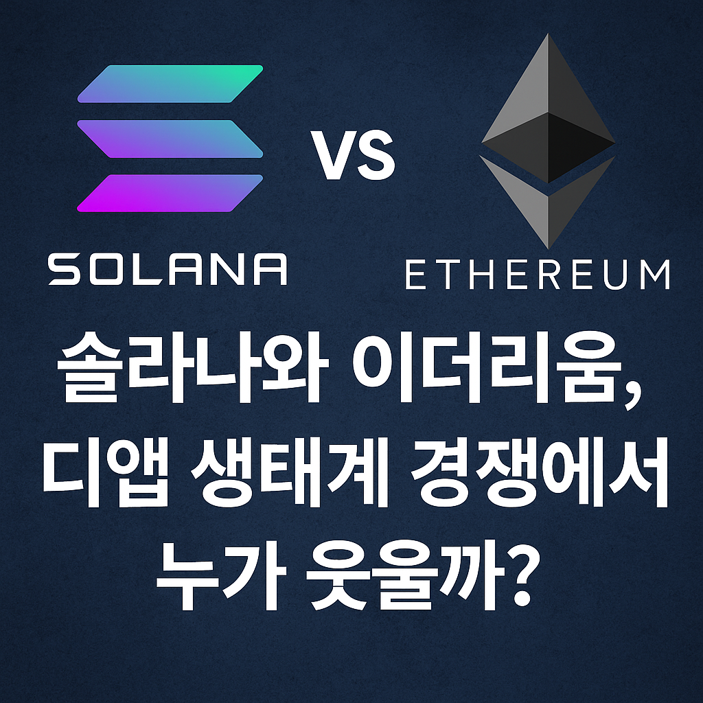 솔라나와 이더리움, 디앱 생태계 경쟁 누가 승자인가
