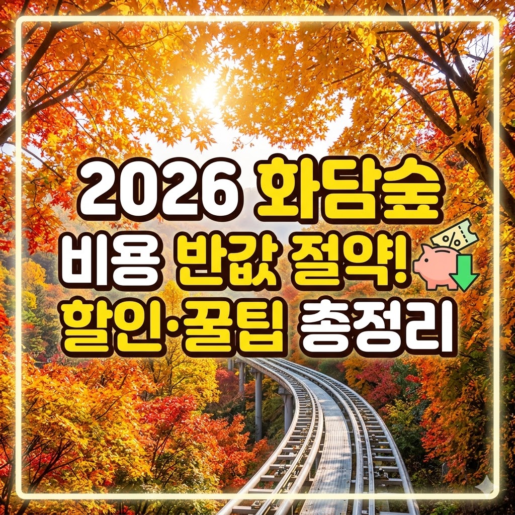 2026 화담숲 가을 단풍 시기 모노레일과 산책로 풍경
