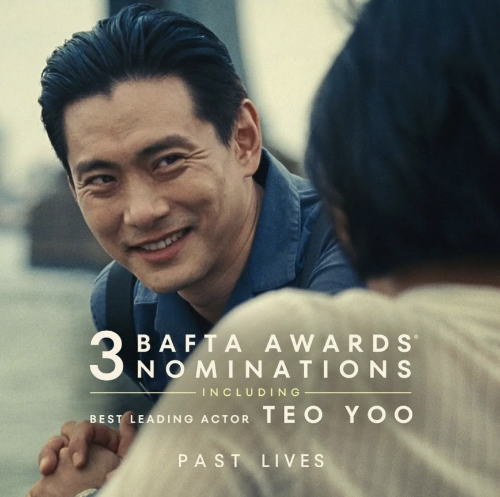 배우 유태오, 한국 배우 최초 영국 아카데미 남우주연상 노미네이트_영화 패스트 라이브즈 속 유태오