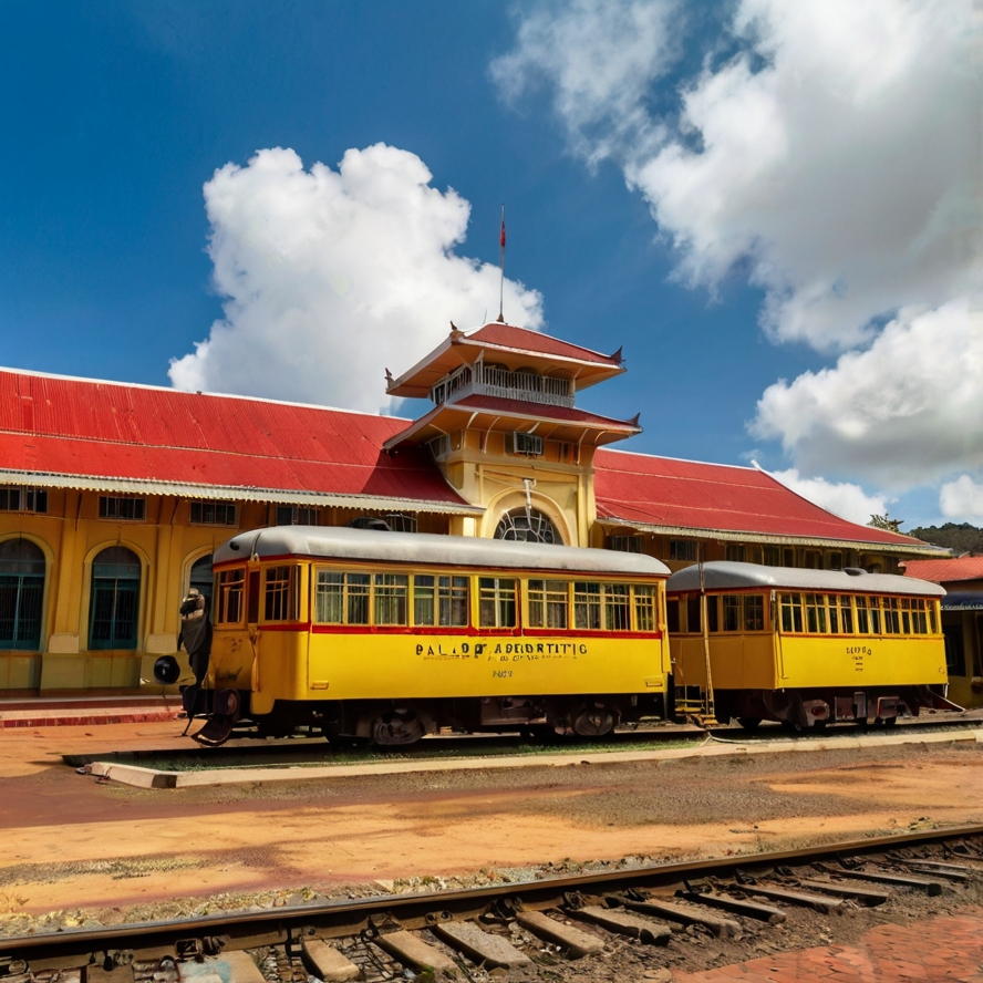 달랏 기차역 이미지