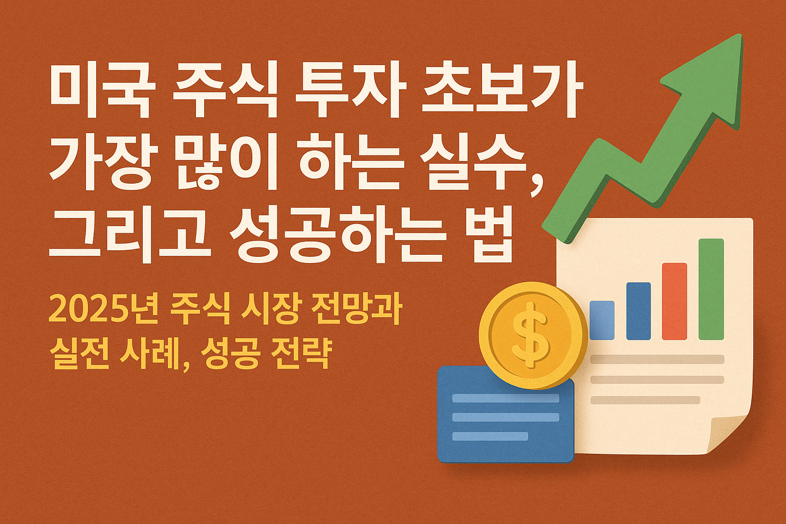 미국 주식 투자 초보가 가장 많이 하는 실수, 그리고 성공하는 법