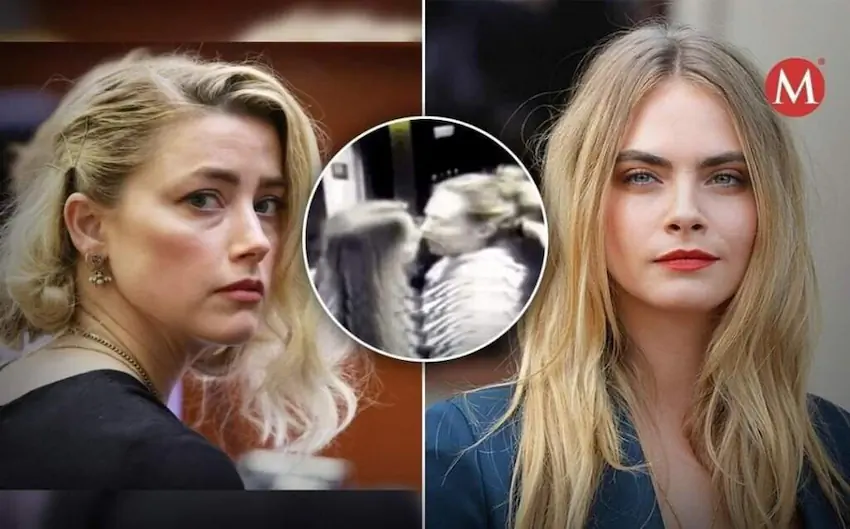 앰버 허드와 카라 델러빈의 불륜