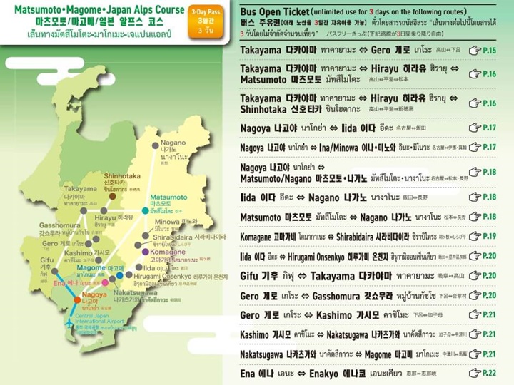 쇼류도버스3일패스