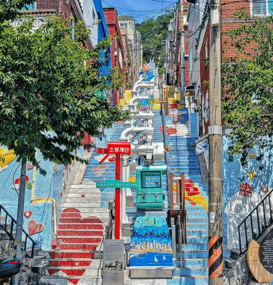 소망계단입구