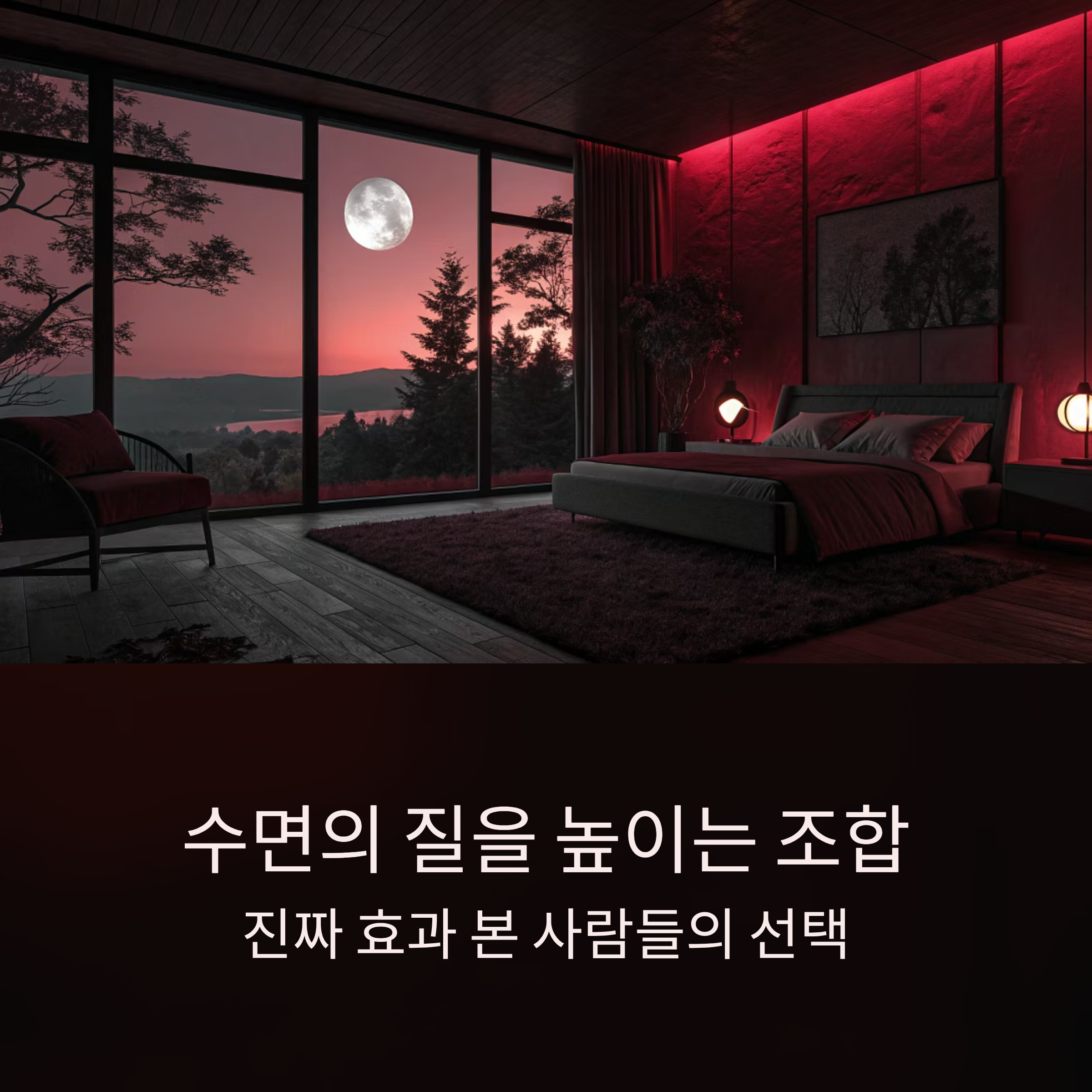 수면의 질을 높이는 조합