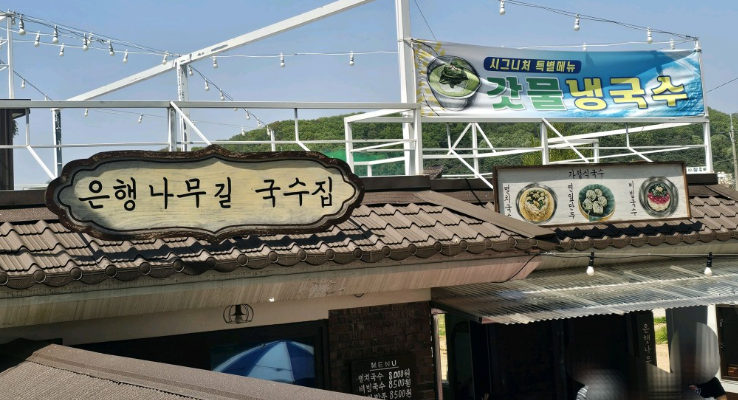 은행나무길 국수집