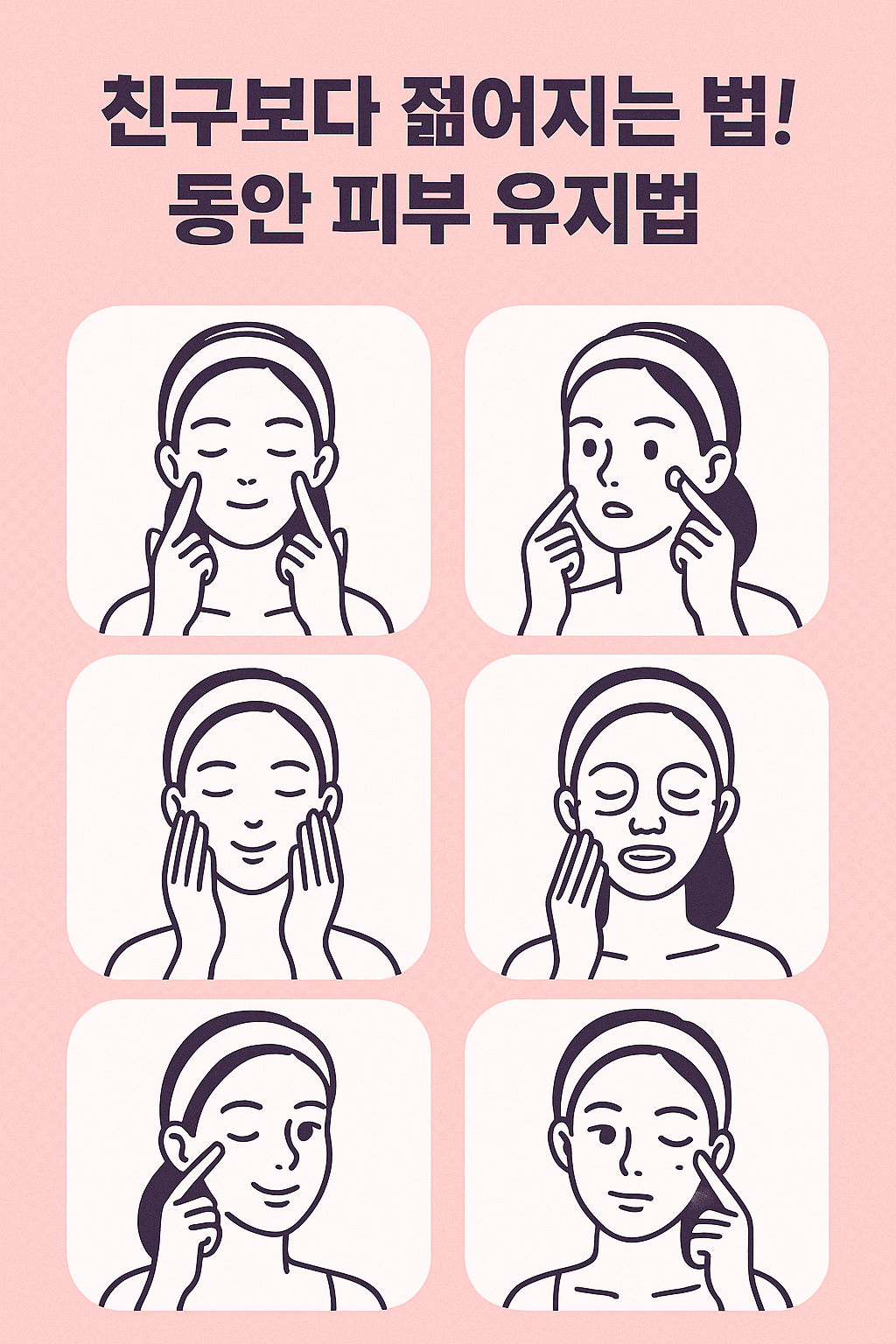 동안 피부 유지법