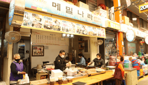 [6시 내고향] 평창올림픽시장&amp;#44; 메밀전병부치기 택배주문 메밀나라&amp;#44; 두동서닭갈비&amp;#44; 샘터감자옹심이&amp;#44; 원가네정육점