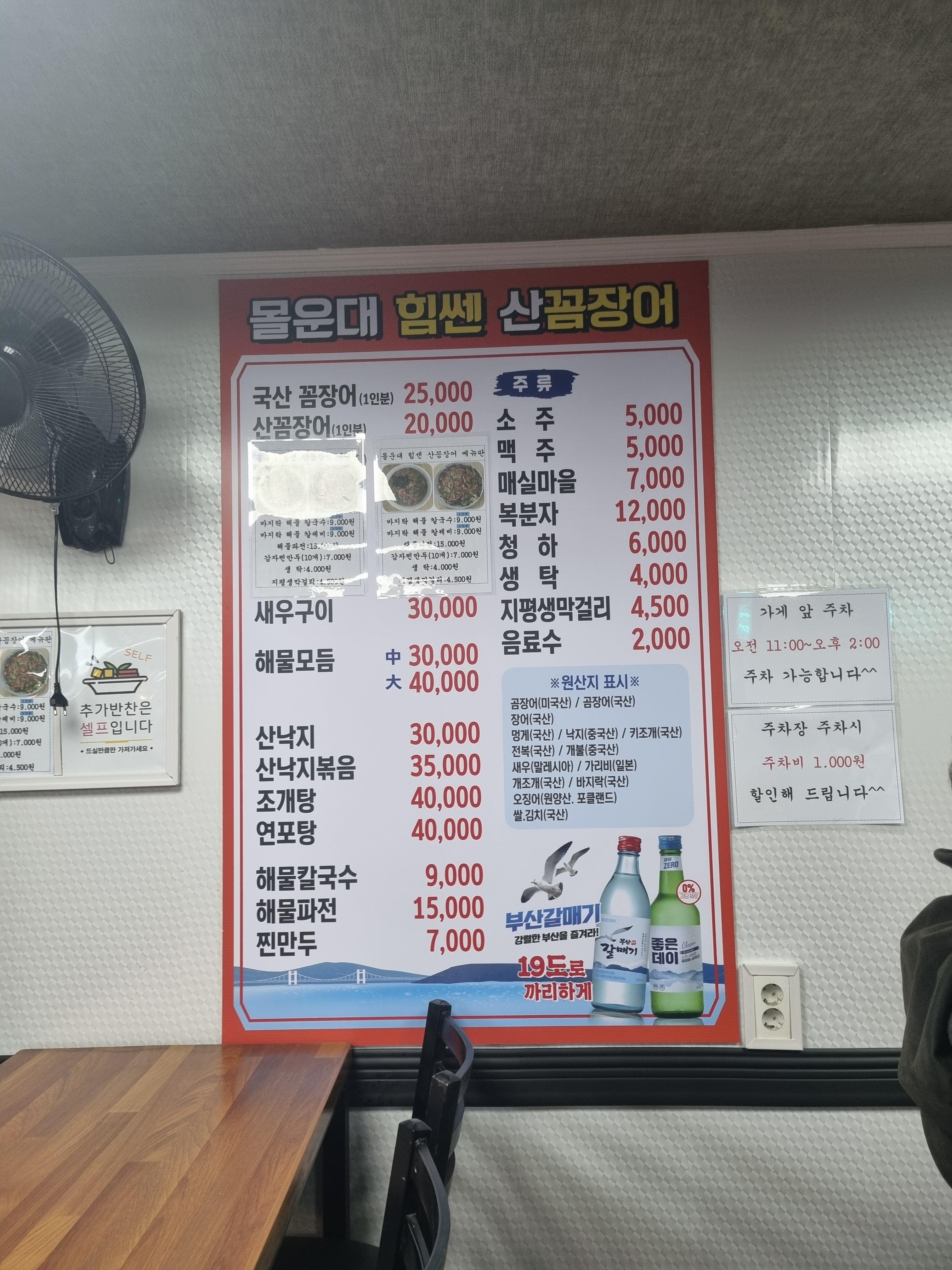 몰운대 힘센 산꼼장어