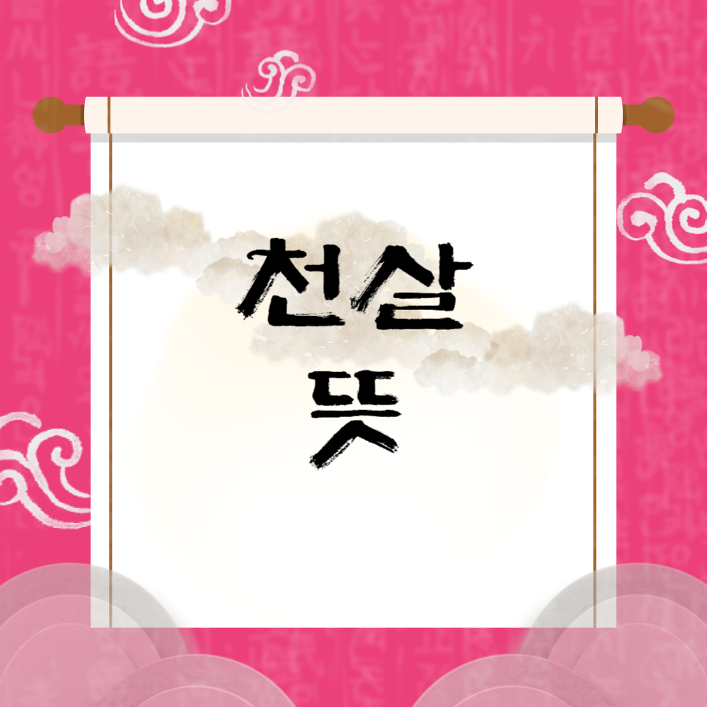 천살 뜻