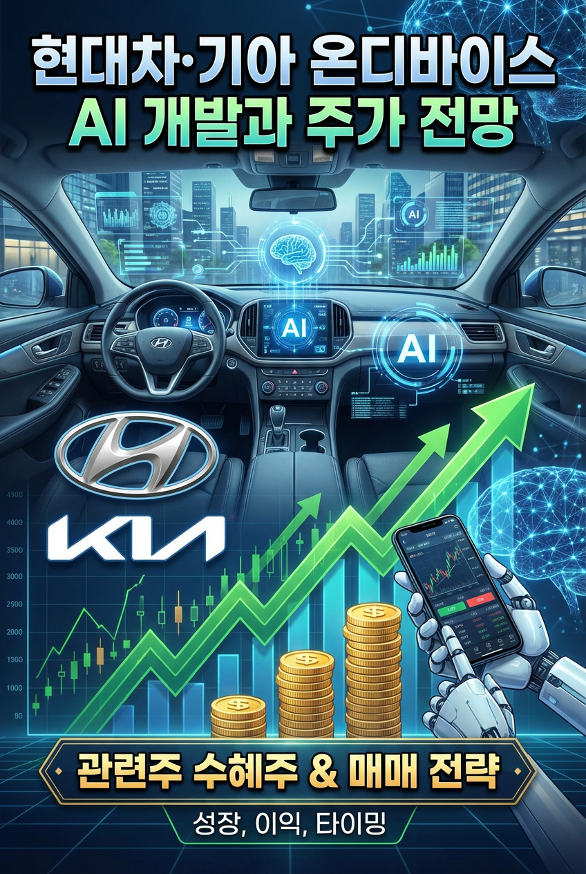 현대차&middot;기아 온디바이스 AI 개발과 주가 전망: 관련주 수혜주 및 매매 전략 분석