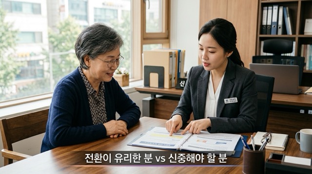 5세대 실손보험 전환 유형별 비교 기존 가입자"