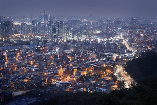 서울시 사대문 안 일대의 도심