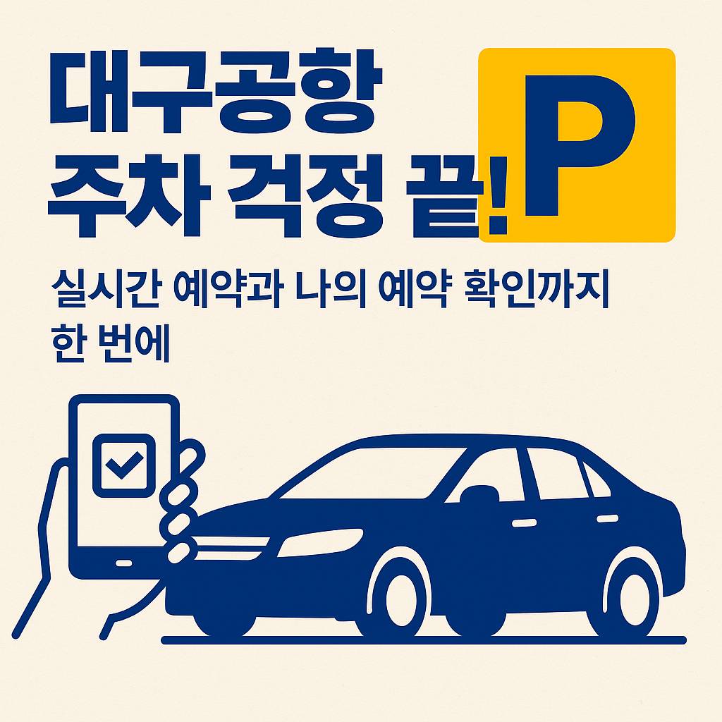 대구공항 주차 걱정 끝 - 썸네일