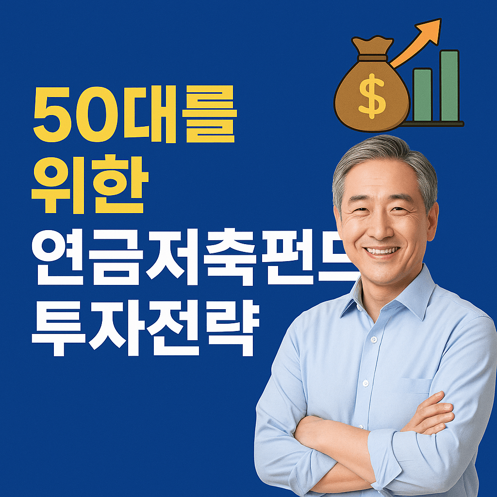 50대 연금저축펀드 투자전략