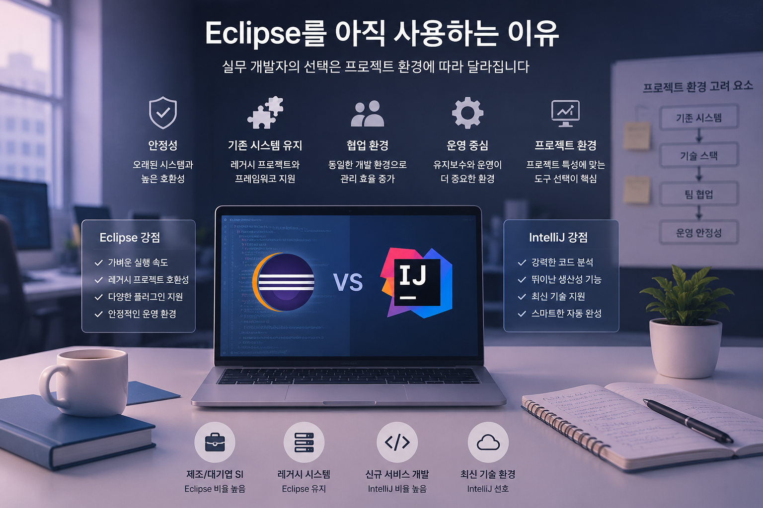 개발자가 Eclipse를 아직 사용하는 이유