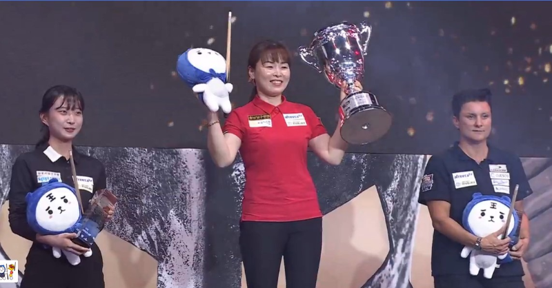 2023 세계 여자 3쿠션 서바이벌 결승전 경기결과 -우승 이신영&#44; 준우승 최보미