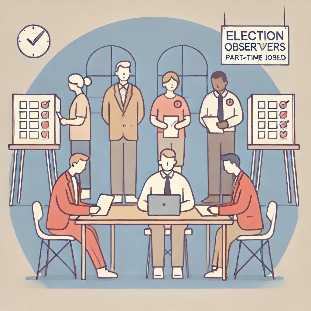 선거 개표 참관인 알바