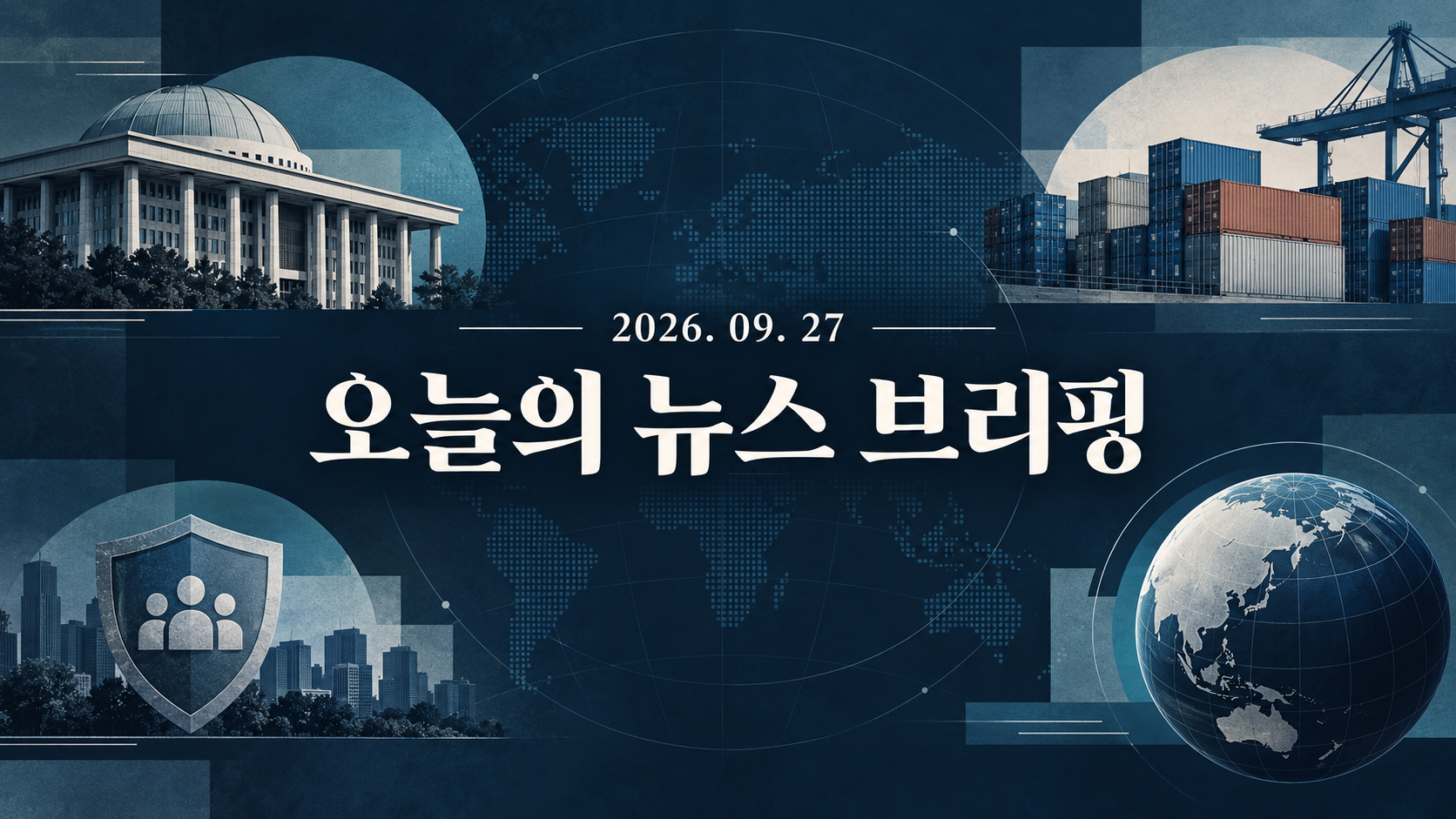 2026년 9월 27일 오늘의 뉴스 브리핑 대표 이미지