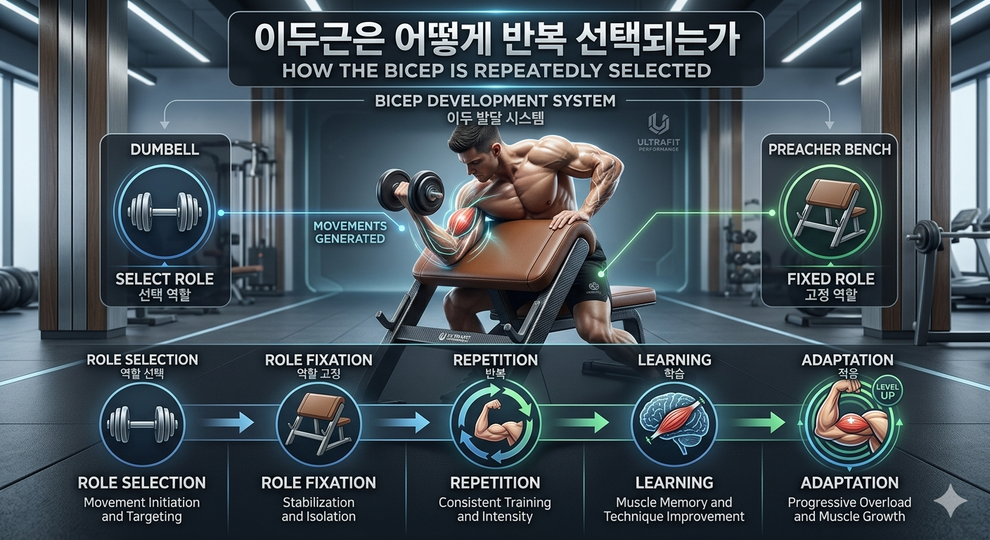 이두근은 어떻게 반복 선택되는가