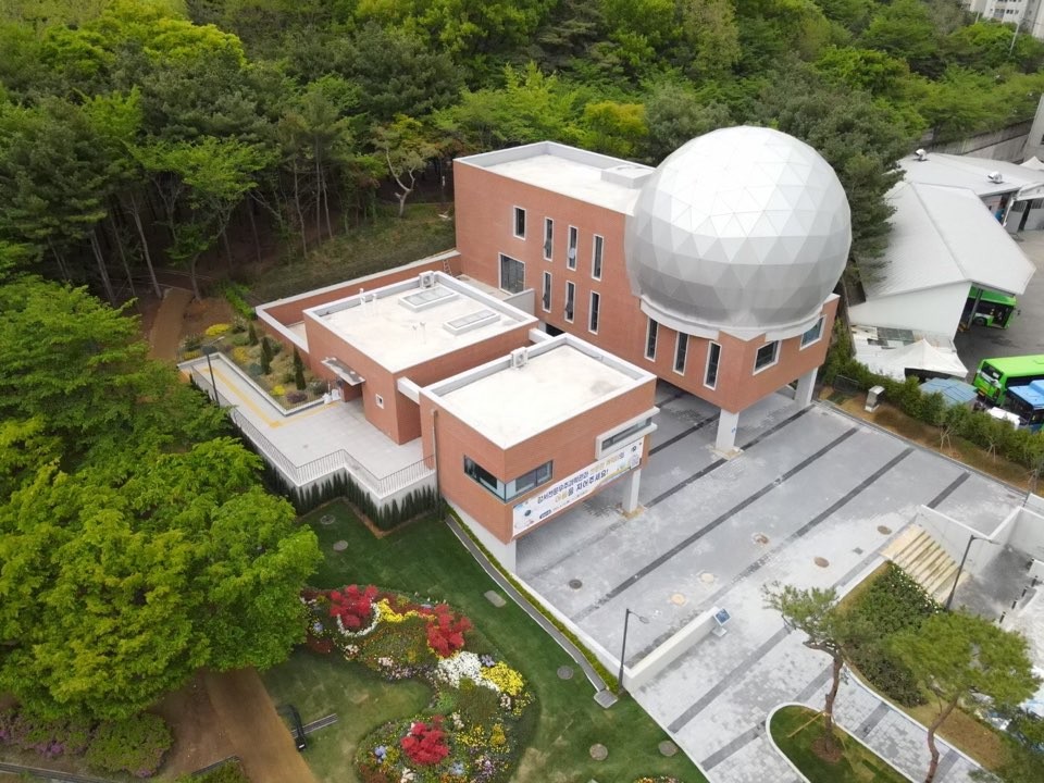 강서별빛우주과학관 하늘에서 본 모습