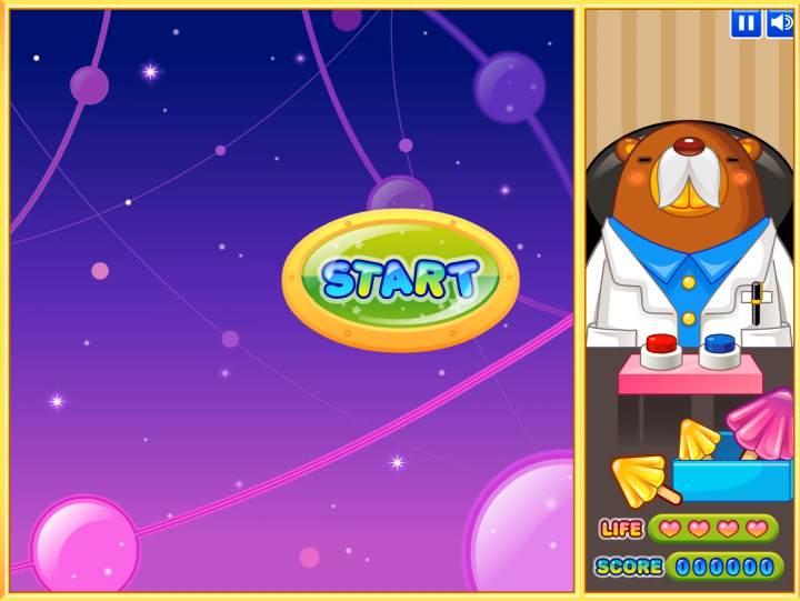 위험한-실험-플래시게임-시작-화면