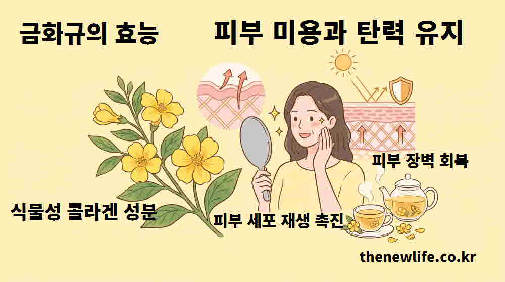 금화규 효능 피부 미용 탄력 유지